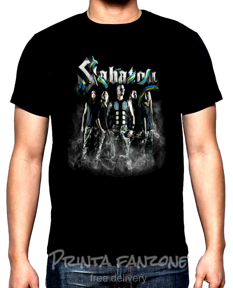 T-SHIRTS Sabaton, band, 1, men's t-shirt, 100% cotton, S to 5XL